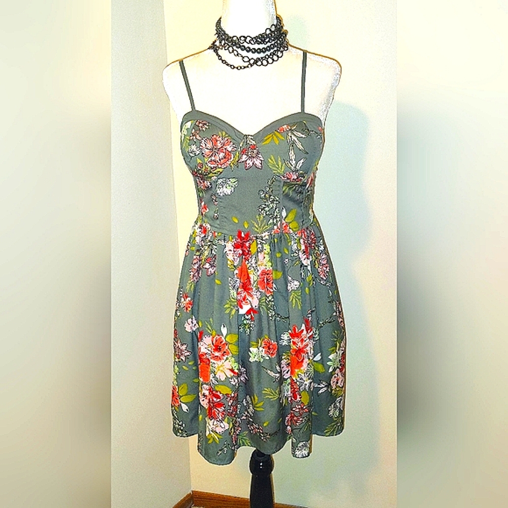 B. O. G. Collection -- Floral Mini Dress